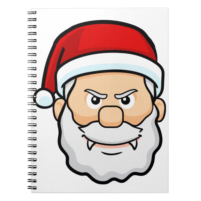 christmas vampire santa notebook (Front)