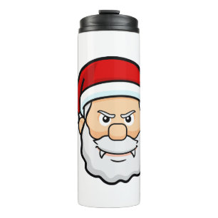 christmas vampire santa thermal tumbler