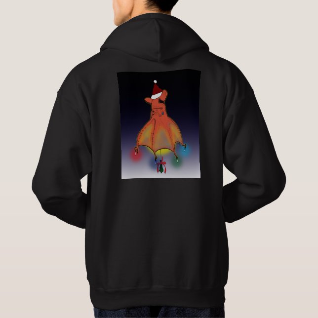 Christmas Vampire Squid from Hell Hoodie (Back)