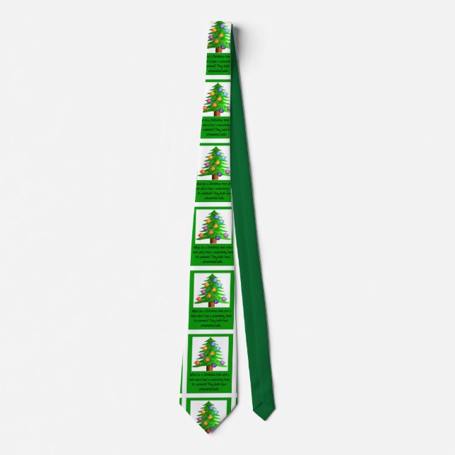 Christmas Vasectomy Laughs Tie (Front)