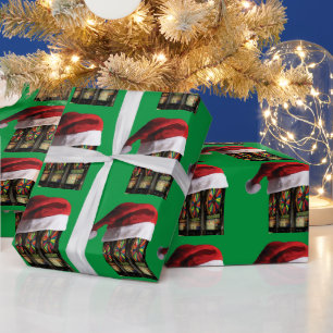 Christmas Vegas Slot Machine Wrapping Paper