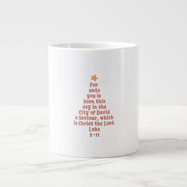Christmas Verse Mug Luke 2:11 (Front)