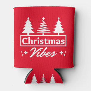 Christmas Vibes Can Cooler