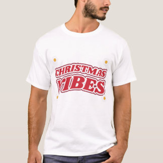 Christmas Vibes Retro Groovy Wavy Daisies T-Shirt