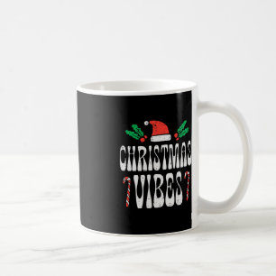 Christmas Vibes Retro Vintage Groovy Xmas Men Wome Coffee Mug