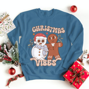 Christmas Vibes Sweatshirt Winter Holiday Season