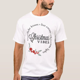 Christmas Vibes Wreath T-Shirt