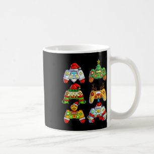 Christmas Video Game Controller Santa Hat Christma Coffee Mug