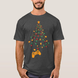 Christmas Video Game Xmas Tree Gaming Lover Video  T-Shirt