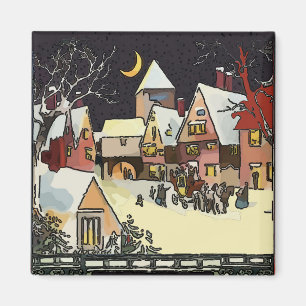 Christmas Village, add text Magnet
