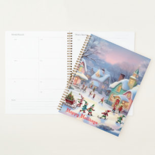 Christmas Village Calendar Planner