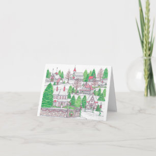 Christmas Village Card
