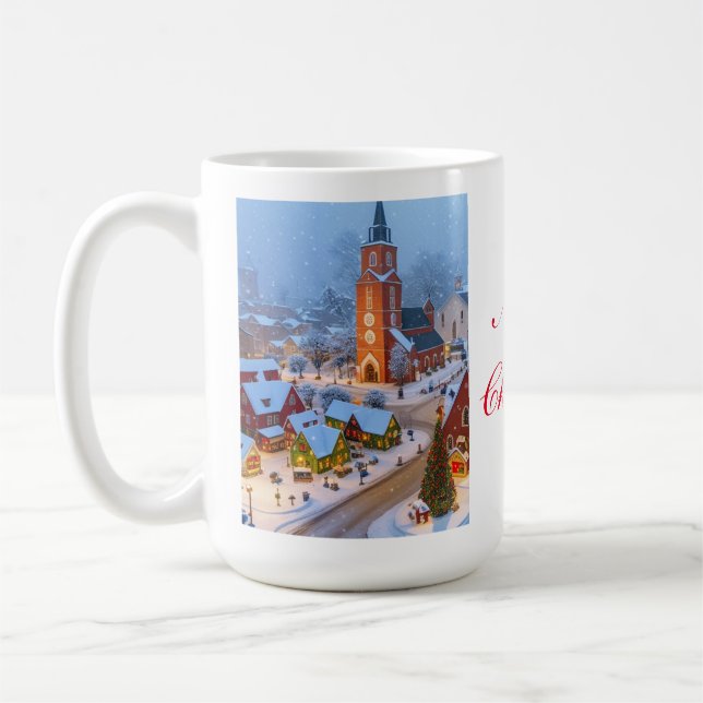 Christmas Village Classic Mug (Left)