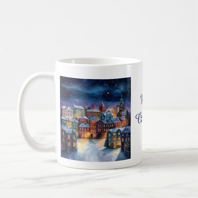 Christmas Village Coffee Mug (Left)