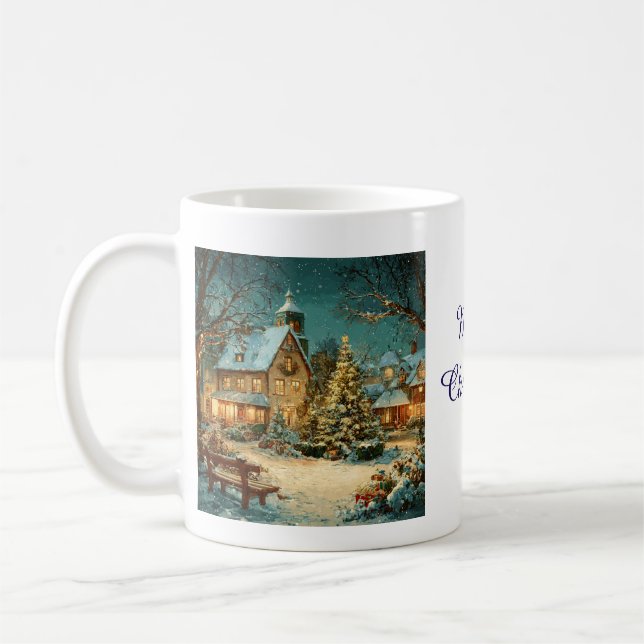 Christmas Village Coffee Mug (Left)