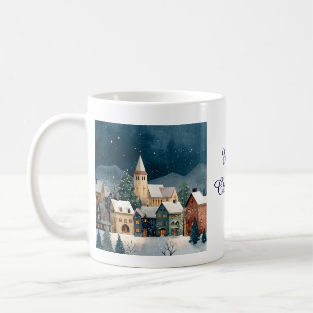 Christmas Village Coffee Mug (Left)