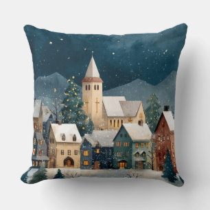 Christmas Village Cushion