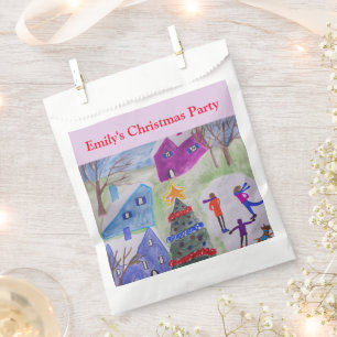 Christmas Village Favour Bag