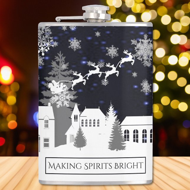 Christmas Village Flask (Christmas Village Flask)