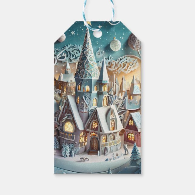 Christmas Village Gift Tags (Front)
