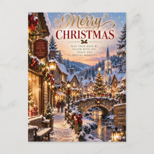Christmas Village Greeting Card