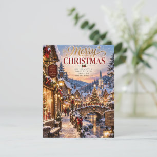 Christmas Village Greeting Card
