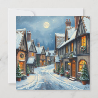 Christmas Village Holiday Card