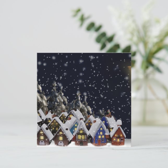 Christmas Village Houses (Standing Front)