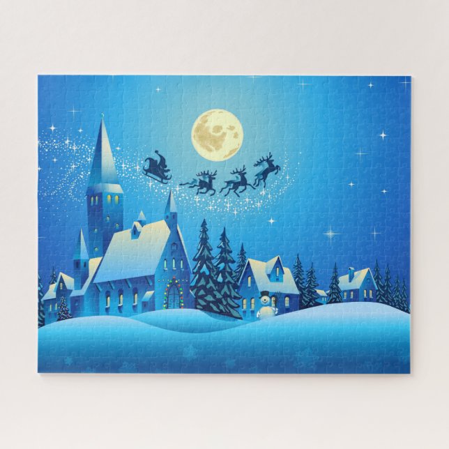 Christmas Village Jigsaw Puzzle (Horizontal)