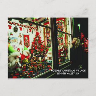 Christmas Village Lehigh Valley, PA Holiday Postcard