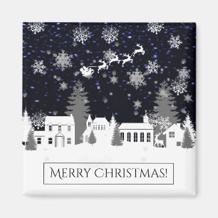 Christmas Village Magnet