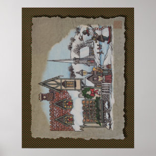 Christmas Village Poster
