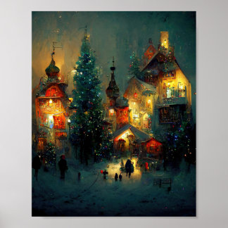 Christmas Village Poster