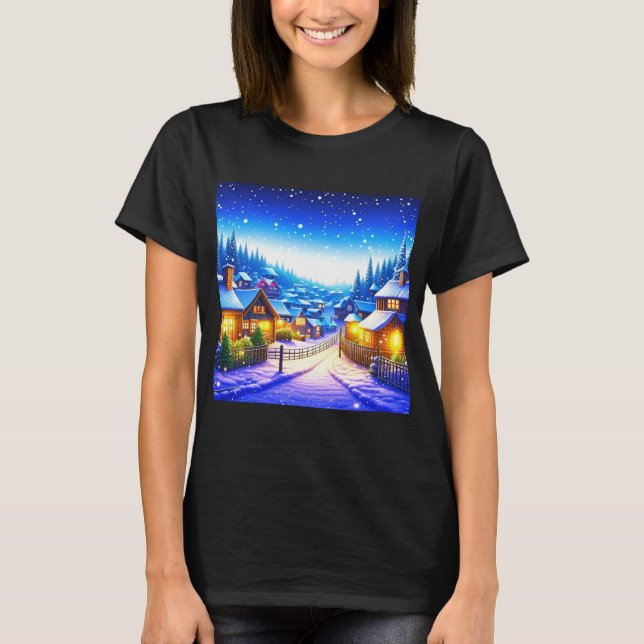 Christmas village T-Shirt (Front)