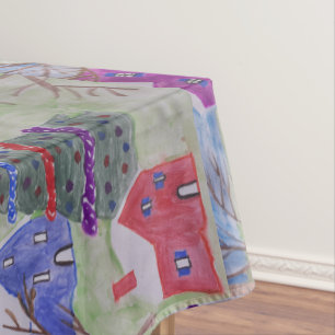 Christmas Village Tablecloth