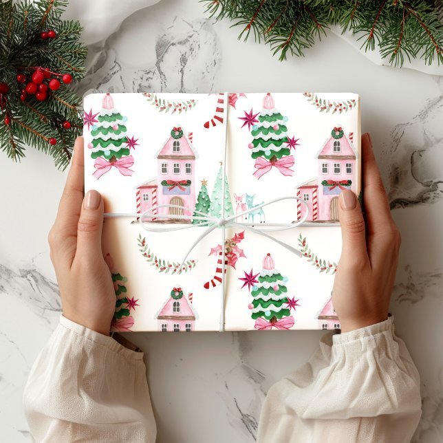 Christmas Village Wrapping Paper (Creator Uploaded)