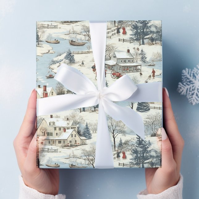 Christmas Village  Wrapping Paper (Creator Uploaded)