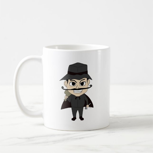 Christmas villain    coffee mug (Left)
