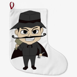 Christmas villain  large christmas stocking