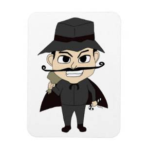 Christmas villain     magnet