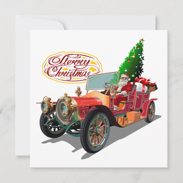 Christmas vintage car (Front)