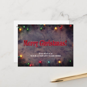 Christmas Vintage Decorations Greeting Cute Postcard