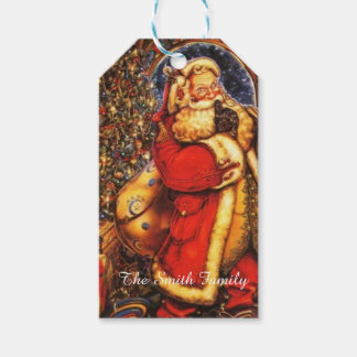 Christmas vintage Holiday Gift Tag