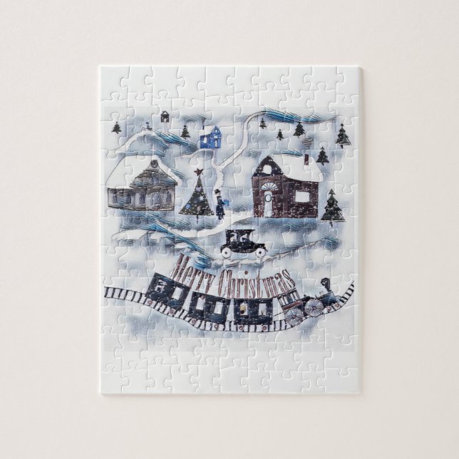 Christmas , Vintage Jigsaw Puzzle (Vertical)