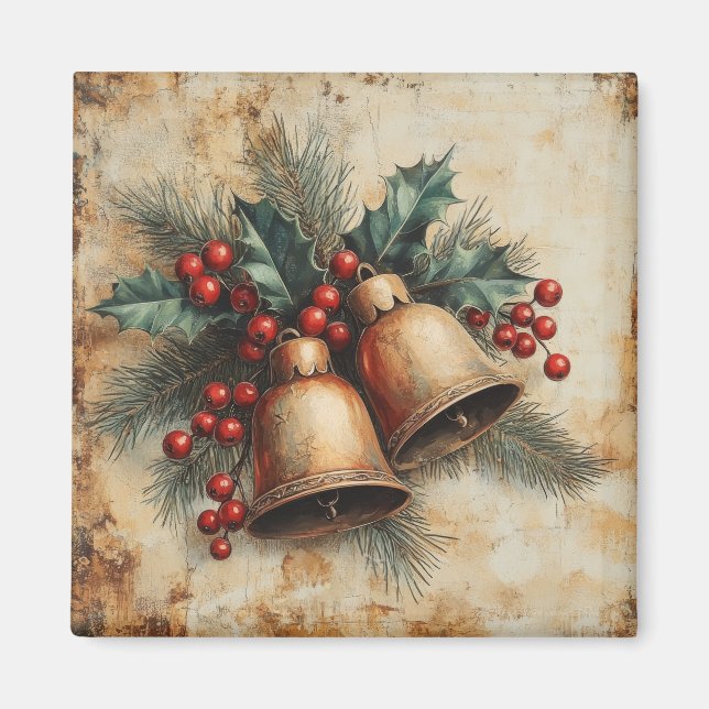 Christmas Vintage Magnet (Front)