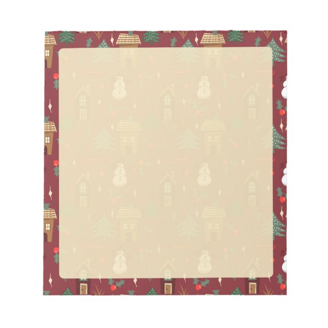Christmas vintage notepad (Front)