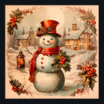 Christmas Vintage Poster<br><div class="desc">christmas vintage poster</div>