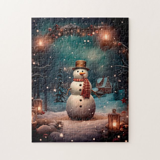 Christmas Vintage Puzzle (Vertical)