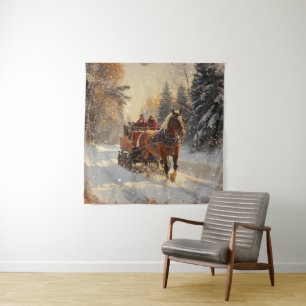 Christmas Vintage Tapestry