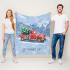 Christmas Vintage Truck Scene